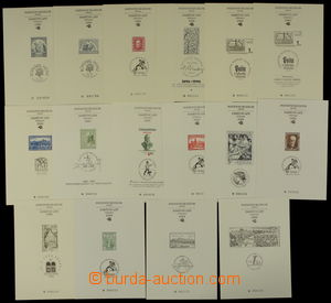 155902 - 1995-2000 PTM1-15, selection of 16 pcs of commemorative prin
