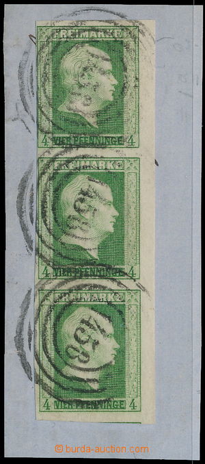 155946 - 1856 Mi.5b, Friedrich Vilém IV. 4Pf tmavozelená, krajová 