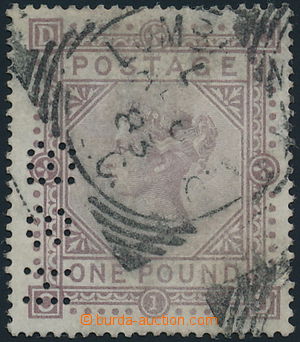 155949 - 1882 SG.132, Královna Viktorie 1£ hnědofialová, namo