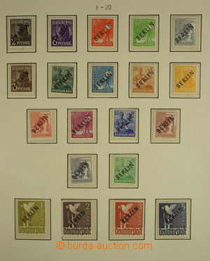 155954 - 1948-90 [SBÍRKY]  sbírka na zasklených albových listech,