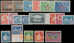 156000 - 1930-1933 Mi.88-89, 90-93, 94-97, sestava známek Estonska, 