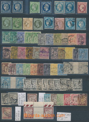 156013 - 1849-1910 Mi.4, 13, 34, compilation of classical stamp of Fr