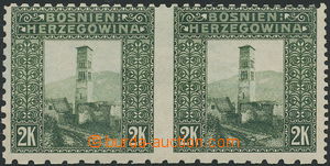 156042 - 1906 Mi.43, Ferch.43, Krajinky 2K zelená 2-páska s vynecha