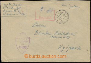156266 - 1945 letter sent by member of Czechosl. tank corps in/at Tý