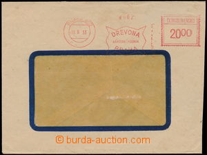 156417 - 1953 dopis s poštovným 20Kčs uhrazeným OVS PRAHA 022/18.