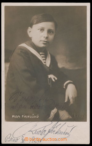156560 - 1924 FIRKUŠNÝ Rudolf (1912-1994), český klavírista svě