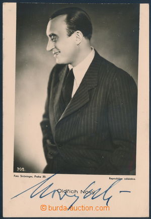 156580 - 1935 NOVÝ Oldřich (1899–1983), Czech actor, signature on
