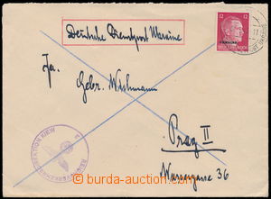 156620 - 1943 UKRAINE  dopis zaslaný do Prahy, DR DEUTSCHE DIENSTPOS