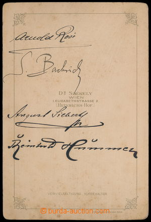 156665 - 1890 ROSÉ QUARTET  kabinetní fotografie známého smyčcov