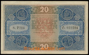 156691 - 1919 Ba.10, 20Kč, 1st issue, set P214