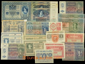 156725 - 1902-18 [COLLECTIONS]  compilation of 27 banknotes, Ba.RU1-R