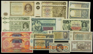 156741 - 1939-44 [SBÍRKY]  SESTAVA 17ks slovenských bankovek vše S