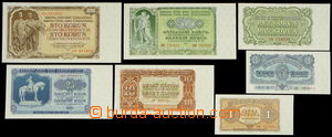 156757 - 1953 Ba.86-92, sestava 7ks bankovek