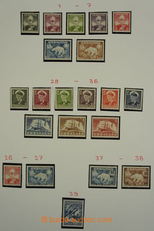 156772 - 1938-2000 GREENLAND  nice incomplete basic collection on she
