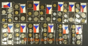 156791 - 1973-85 [COLLECTIONS] Sady circulated coins, annual volumes 