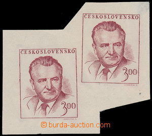 156809 - 1948 ZT Pof.487 II, 3Kčs K. Gottwald karmínová, II. typ, 