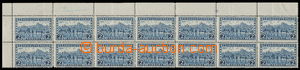 156822 - 1926 Pof.229, Prague 2CZK blue, L upper corner 14-pás with 