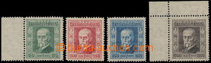 156823 - 1923 Pof.176-179, Jubilejní, kompletní řada, průsvitky n