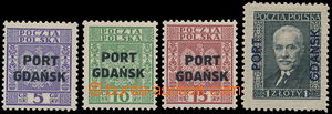 156825 - 1933-1934 Mi.25, 26-28, compilation of 4 stamps with Opt POR