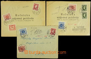 156926 - 1939 comp. 3 pcs of commercial entires burdened by surtax wi