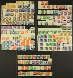 157013 - 1939 [COLLECTIONS]  NEWSPAPER STAMPS SELECTION of  Alb.NV1-9