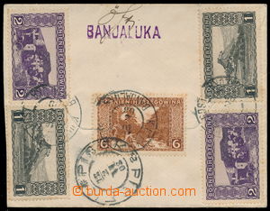 157069 - 1908 letter small format letter addressed to Bohemia with mu