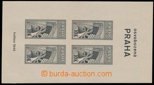 157120 - 1945 LIBERATED PRAGUE 10K  unissued imperforated miniature s