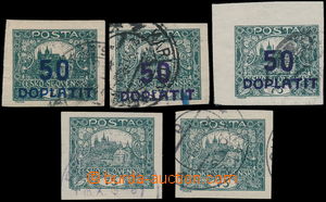 157132 - 1918-1922 Pof.18, DL19, 75h grey-green, 1x spiral type II + 