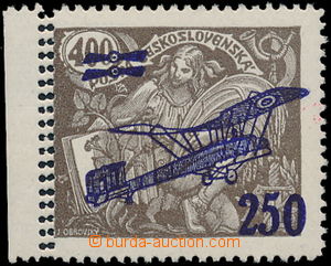 157156 -  Pof.L6, II. provisional air mail stmp. 250/400h brown with 