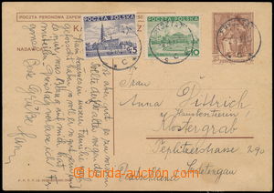 157259 - 1939 FRYSZTAT  dofr. polská dopisnice Mi.P85 zaslaná do Su
