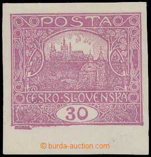 157279 -  Pof.13N, 30h světle fialová, krajový kus, stará obchodn