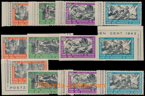 157300 - 1942 BELGIUM / FLEMISH LEGION Mi.XXI-XXIV Gent issue, comple
