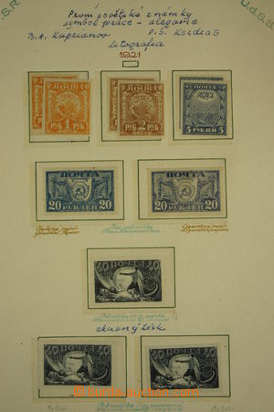 157338 - 1921-1923 [SBÍRKY]  SPECIALIZOVANÁ sbírka známek zaměř
