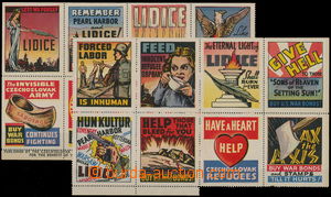 157354 - 1944-1945 EXIL/ PROPAGANDA/  selection of 16 pcs of advertis