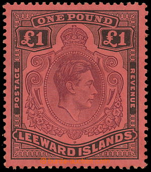 157376 - 1945 SG.114b, Jiří VI., koncová hodnota £1, luxusní