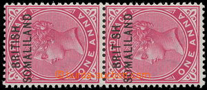 157400 - 1903 SG.2, 2a, Královna Viktorie 1A červená, svislá 2-p