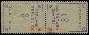 157408 - 1887 SG.74a, Znak jako reliéfní tisk, 3P fialová na modr