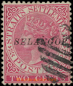 157415 - 1885-1891 SG.43, Královna Viktorie 2C Straits-Settlements 