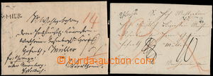 157458 - 1826-1832 2 letters of small format with cancels V. MIES, se