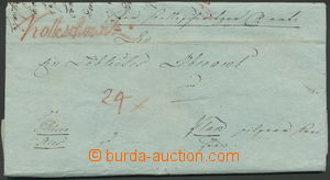 157467 - 1804 letter from Kolešovice, ruddle KOLLESCHOWITZ and marke