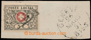 157499 - 1851 Mi.2a, Poštovní trubka 5C, tzv. Waadt, ženevský po