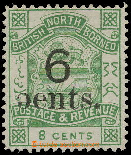 157514 - 1891 SG.55b, Znak 6C/8C zelená, v přetisku převrácené C