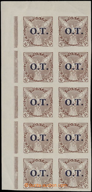 157577 - 1934 Pof.OT3ST, Známky pro obchodní tiskoviny 30h hnědá,