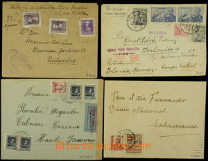 157651 - 1936-1940 comp. of 4 pcs of letters, contains 2 pcs of air-m
