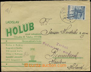 157707 - 1940 TRANSPORT ZASTAVENA  commercial letter sent from Protec