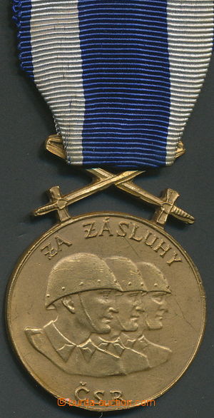 157781 - 1945-1947 Československá vojenská medaile Z zásluhy, bro