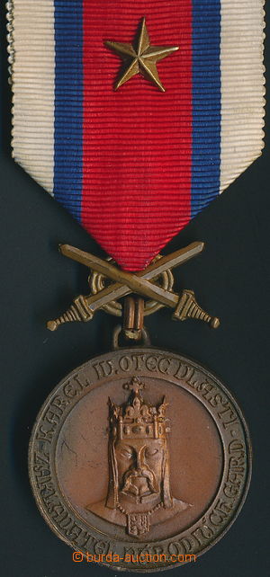 157795 - 1918-1919 Bronzová Memorial medal DOK For/Behind věrné se