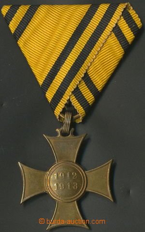 157813 - 1912-1913 Mobilizační kříž 1912-1913, bronz, jednostran