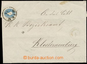 157850 - 1861 dopis s dvojím použitím přebalu, 31.12. 1862 franko