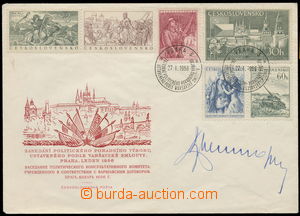 157905 - 1956 zvláštní příležitostná obálka čs. pošty k zas